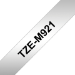Brother TZE-M921 DirectLabel black on silver metallic 9mm x 8m for Brother P-Touch TZ 3.5-18mm/6-12mm/6-18mm/6-24mm/6-36mm