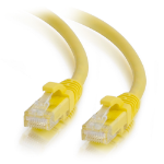 C2G 50741 networking cable Yellow 11.8" (0.3 m) Cat6a U/UTP (UTP)