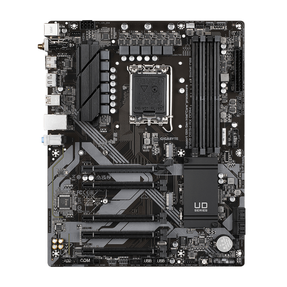 Image of Gigabyte B760 DS3H AX DDR4 motherboard Intel B760 Express LGA 1700 ATX