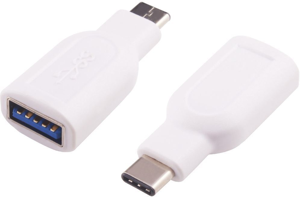 Image of Microconnect USB3.1CAAFW cable gender changer USB C USB A White