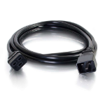 C2G Cbl/3m IEC 60320 C19-C20 Pwr Ext. Cord Black C19 coupler C20 coupler