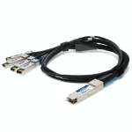 AddOn Networks QSFP28-4SFP28-PDAC1M-FT-AO InfiniBand/fibre optic cable 39.4" (1 m) 4x SFP28 Black