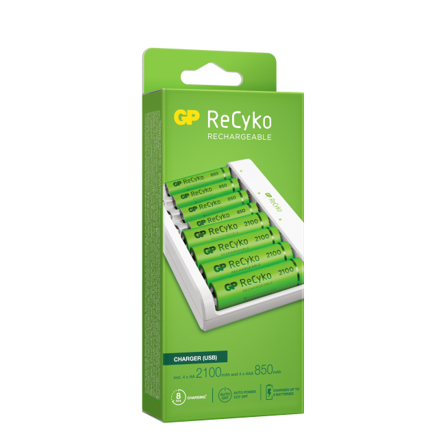 GP Batteries ReCyko E811 Hushållsbatteri USB