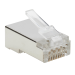 Tripp Lite N232-100-FTP wire connector RJ45 Metallic, Transparent