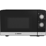 Bosch Serie 2 FFL020MS2B microwave Black, Stainless steel Solo microwave Countertop 20 L 800 W