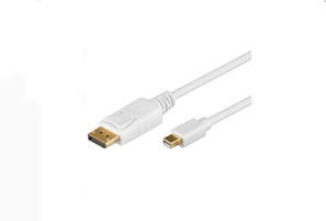 Microconnect Mini DP - Displayport, 2m, M/M Mini DisplayPort White