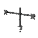 Hama Monitor Mount, 2 Monitors, Height-adjustable, Swivel/Tilt, 13" - 35", Black