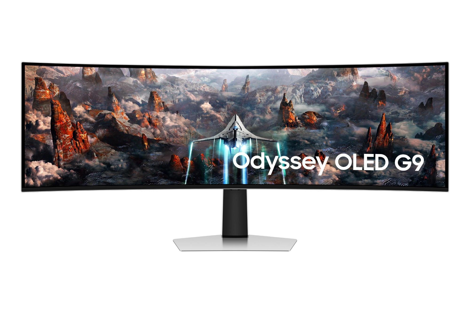 Samsung Odyssey LS49CG934SUXEN computer monitor 124.5 cm (49") 5120 x 1440 pixels DQHD OLED Silver