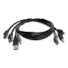 StarTech.com SK2HDMMKVM06-TAA KVM cable Black 70.9" (1.8 m)