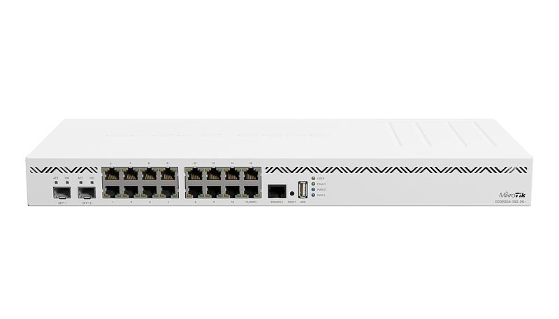 Image of Mikrotik CCR2004-16G-2S+ wired router 16 Gigabit Ethernet White