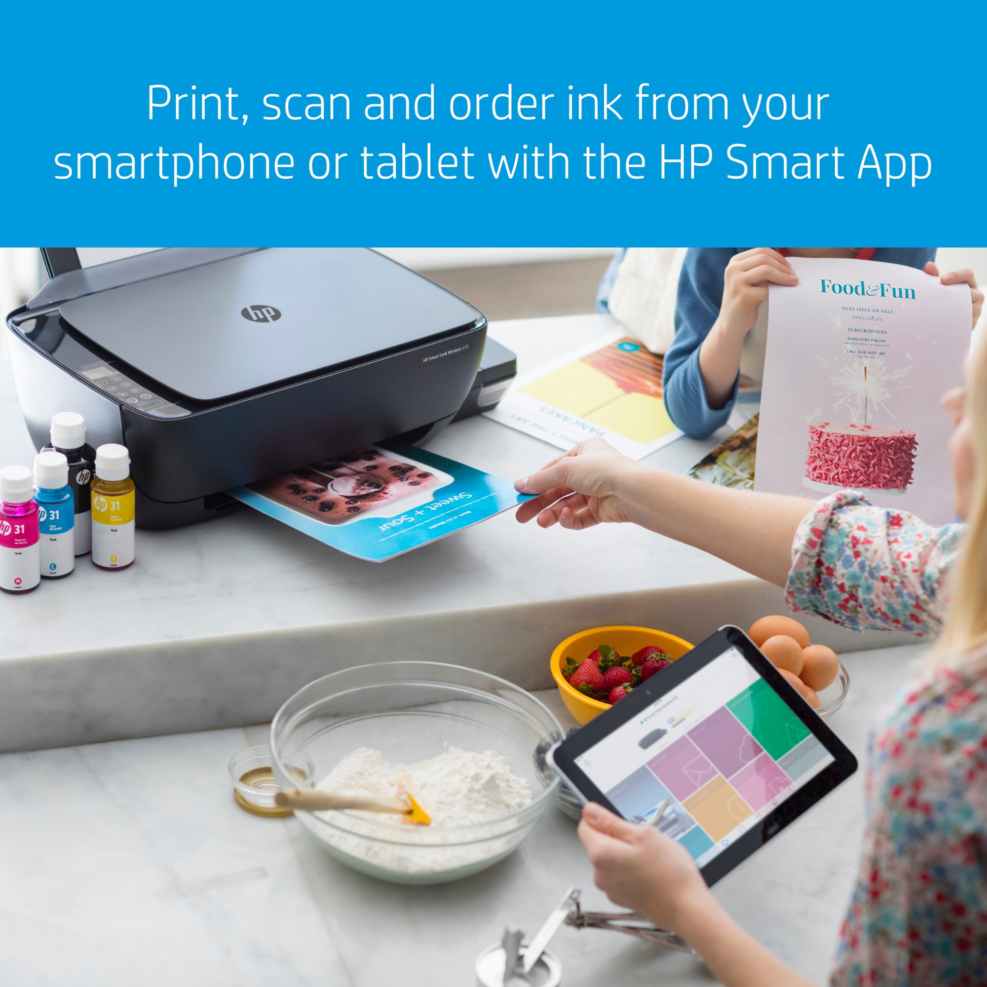 HP Smart Tank Wireless 455, Print, copy, scan, wireless, in distributor/wholesale stock for resellers to sell - Stock In The Channel