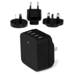 StarTech.com USB4PACBK mobile device charger Universal Black AC Indoor