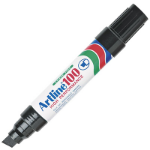 ARTLINE 100 JUMBO PERMANENT MARKER CHISEL BLACK