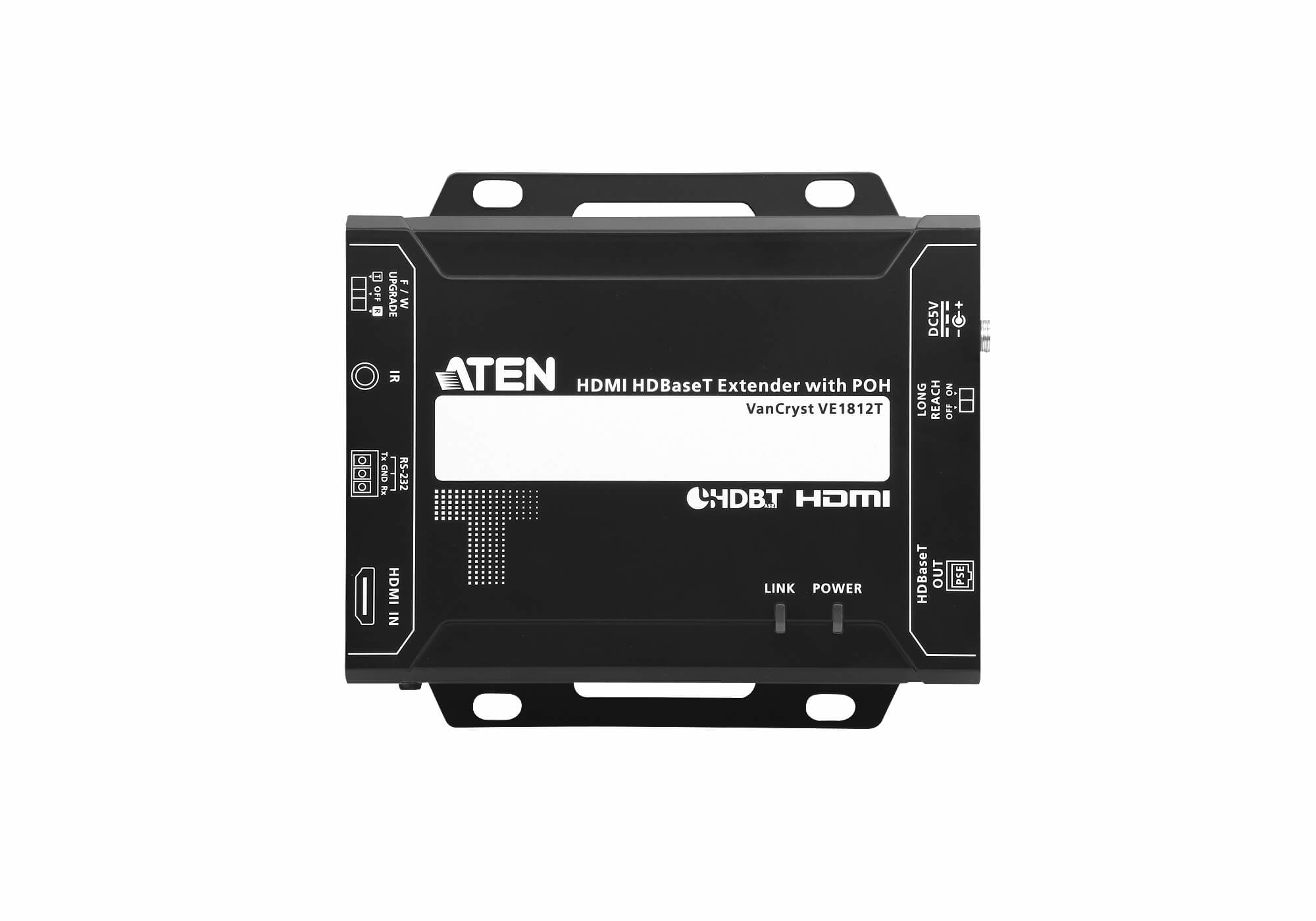 Image of ATEN VE1812-AT-E AV extender AV transmitter & receiver Black