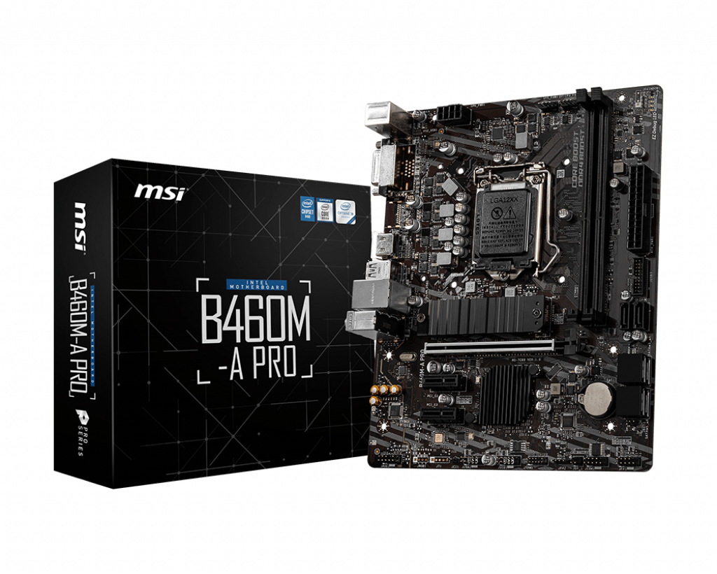 MSI B460M-A PRO motherboard Intel B460 LGA 1200 micro ATX