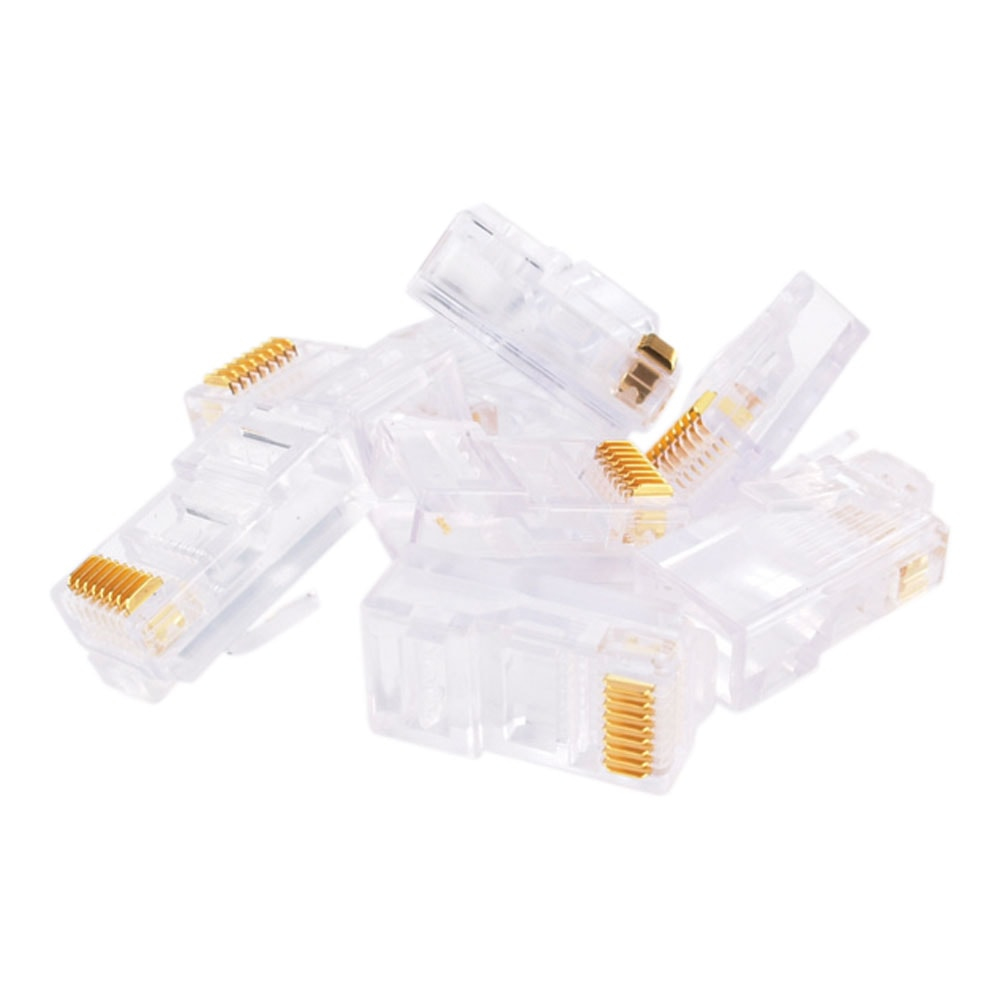 Videk Cat6 RJ45 Crimp Plug UTP Solid/Stranded - 50 Pack