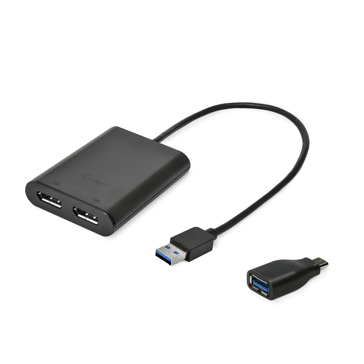 i-tec USB 3.0 / USB-C Dual 4K DP Video Adapter