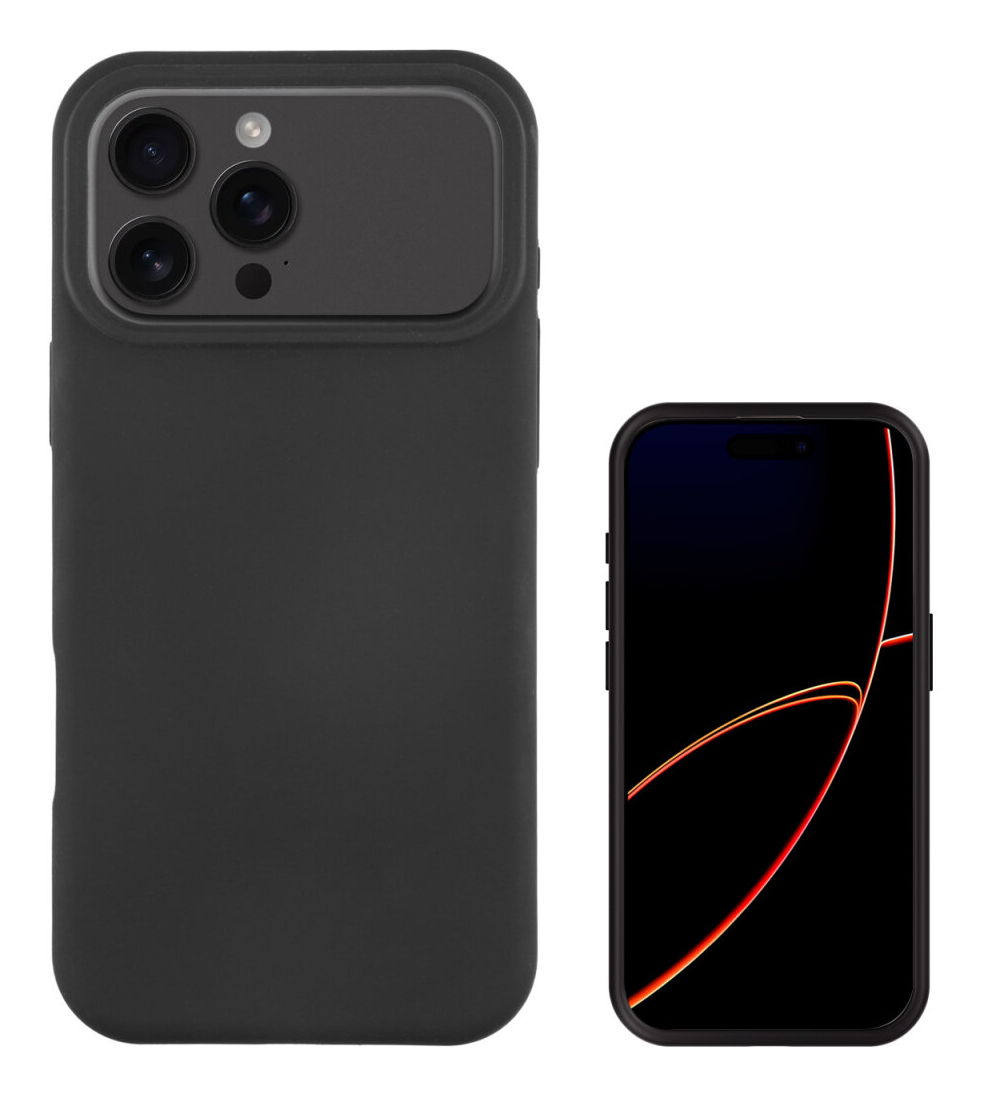 4smarts Cupertino mobile phone case 16 cm (6.3") Border Black