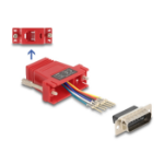 DeLOCK 67084 cable gender changer D-Sub 15 Red