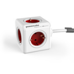 Allocacoc PowerCube power extension 3 m 1 AC outlet(s) Indoor Red, White