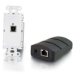 C2G 53878 cable gender changer USB B, RJ45 USB A, RJ45 Black, White