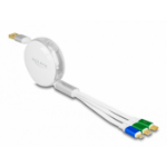 DeLOCK 85358 USB cable 1.13 m USB 2.0 USB A USB C/Micro-USB B White