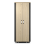 APC AR4038LA rack cabinet 38U Freestanding rack Black, Maple color