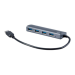 Monoprice 21670 interface hub USB 3.2 Gen 1 (3.1 Gen 1) Type-A Gray