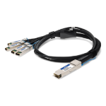 AddOn Networks ADD-Q28JUS28IN-P3M InfiniBand/fibre optic cable 3 m QSFP28 4x SFP28 DAC Black