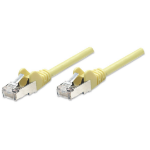 Intellinet Network Patch Cable, Cat5e, 7.5m, Yellow, CCA, SF/UTP, PVC, RJ45, Gold Plated Contacts, Snagless, Booted, Lifetime Warranty, Polybag