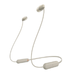Sony WI-C100 Headset Wireless In-ear Calls/Music Bluetooth Beige