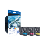 Brother LC-985RBWBPDR Ink cartridge multi pack C,M,Y Blister, 3x260 pages ISO/IEC 24711 Pack=3 for Brother DCP-J 125