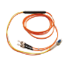 Tripp Lite N422-03M fiber optic cable 118.1" (3 m) ST LC Orange, Yellow