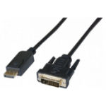 Hypertec 128212-HY video cable adapter 3 m DisplayPort DVI-D Black