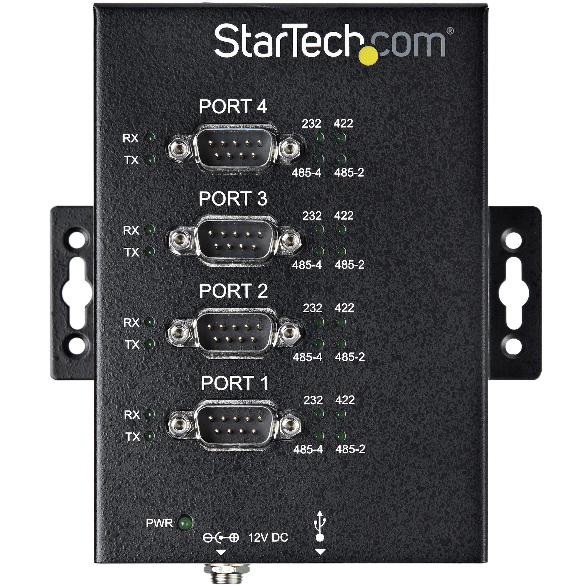 Image of StarTech.com 4 Port Serial Hub USB to RS232/RS485/RS422 Adapter -...