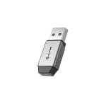 ALOGIC ULACMN-SGR cable gender changer USB-A USB-C Mini Black, Silver