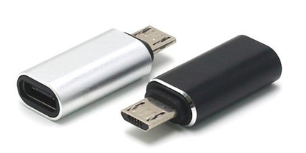 Type C Female to Micro USB Male Adapter (2 Pack) - White thumbnail