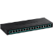 Trendnet TPE-TG160H network switch Unmanaged Gigabit Ethernet (10/100/1000) Power over Ethernet (PoE) 1U Black