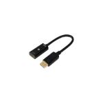 4Cabling 022.002.0329 video cable adapter 0.15 m DisplayPort HDMI Black