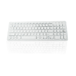 Accuratus KYB-WHEAT-BTRFWH keyboard RF Wireless + Bluetooth QWERTY UK English White