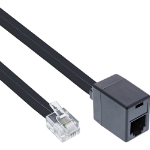 InLine Modular Cable RJ12 6P6C male / female 5m