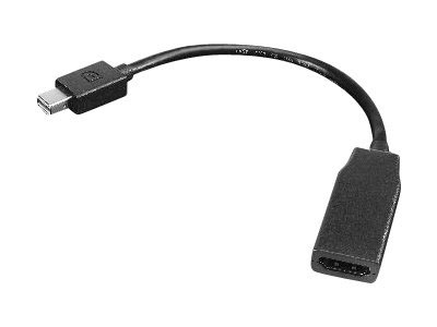 Image of Lenovo 0B47089 video cable adapter 0.2 m Mini DisplayPort HDMI Black