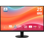 MSI Pro MP252L computer monitor 62.2 cm (24.5") 1920 x 1080 pixels Full HD LED Black