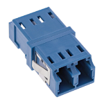 InLine Fiber Optical Adapter Duplex LC/LC SM Ceramic Sleeve blue