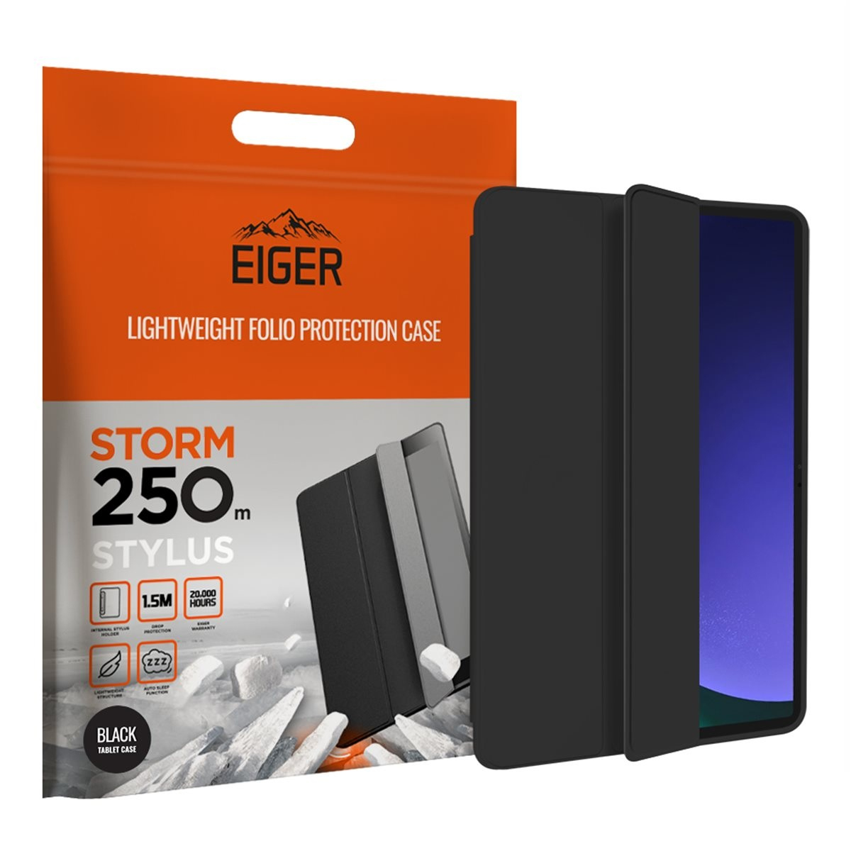 Eiger Black Egsr00179 Tablet Case 27.9 Cm (11") Folio