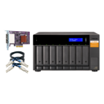 QNAP TL-D800S HDD/SSD enclosure Black, Grey 2.5/3.5"