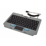 Gamber-Johnson 7160-1449-00 clavier pour tablette Noir, Gris USB QWERTY Anglais américain