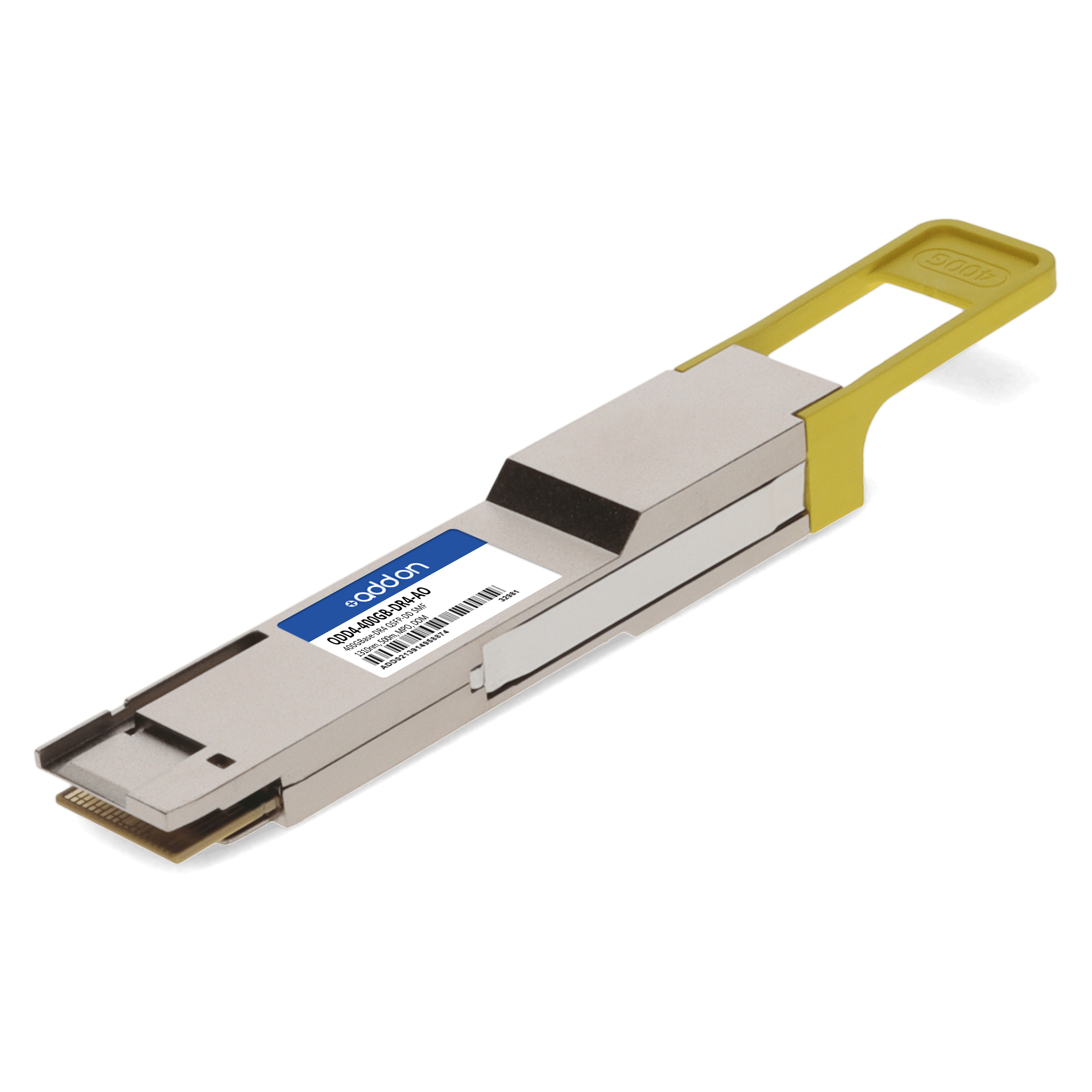 AddOn Networks QDD4-400GB-DR4-AO Compatible 400G QSFP-DD 500 m TAA Compliant Transceiver AddOn Networks QDD4-400GB-DR4-AO Compatible 400G QSFP-DD 500 m TAA Compliant Transceiver