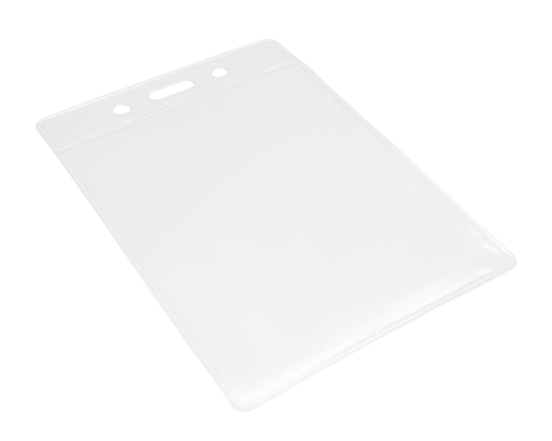 Image of Digital ID Clear Vinyl Visitor Card Holder, Eco Friendly -...