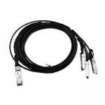 Axiom 100GBASE-CR4 QSFP28 to 4 SFP28 Passive DAC Cisco Compatible 5m - TAA Compliant InfiniBand/fibre optic cable 196.9" (5 m) 4x SFP28 Black